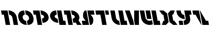 Questlok Leftalic Font LOWERCASE