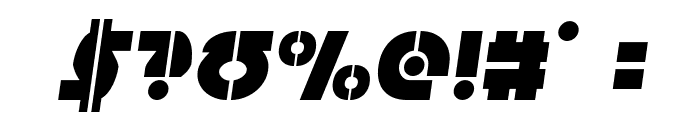 Questlok Semi-Italic Font OTHER CHARS