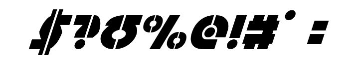 Questlok Super-Italic Font OTHER CHARS