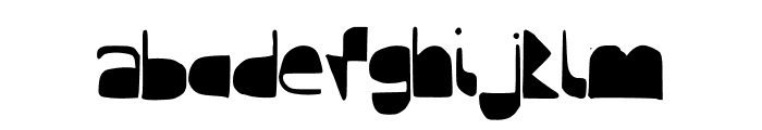 QuestraSolid Font LOWERCASE