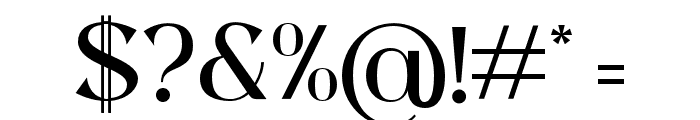 QuetrySerif-Regular Font OTHER CHARS