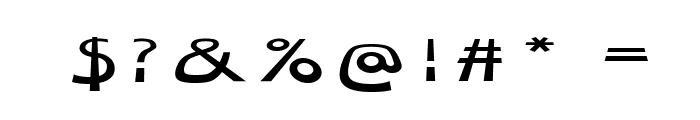 Quibel Bold Italic Font OTHER CHARS
