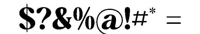 Quick Beach Font OTHER CHARS