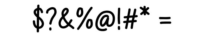 Quick Good Font OTHER CHARS
