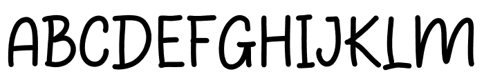Quick Good Font UPPERCASE