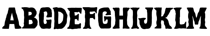 Quick Spooky Font UPPERCASE