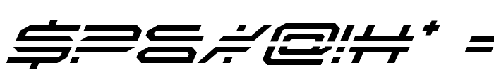 QuickStrike Super-Italic Font OTHER CHARS