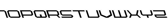 QuickTech Leftalic Font LOWERCASE