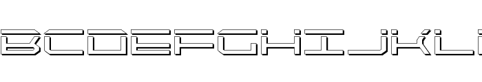 QuickTech Shadow Font UPPERCASE