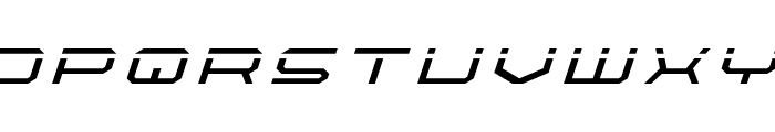 QuickTech Title Italic Font UPPERCASE