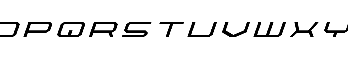 QuickTech Title Italic Font LOWERCASE