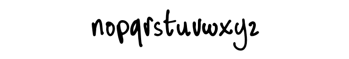 Quickbrown Font LOWERCASE