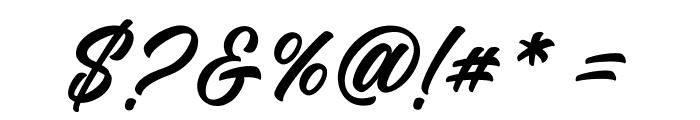 Quicken Demo Font OTHER CHARS