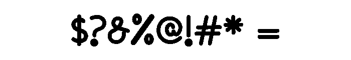 Quickiess Font OTHER CHARS