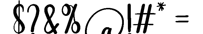 Quickly1 Font OTHER CHARS