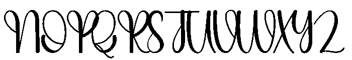 Quickly1 Font UPPERCASE