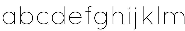 Quicksand Light Regular Font LOWERCASE