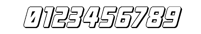 Quicky Nick 3D Font OTHER CHARS