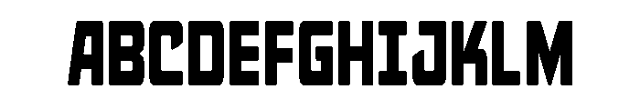Quicky Nick Condensed Straight Font UPPERCASE