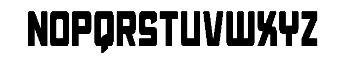 Quicky Nick Condensed Straight Font UPPERCASE