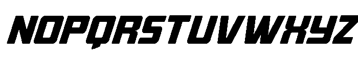 Quicky Nick Expanded Font LOWERCASE