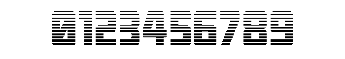 Quicky Nick Gradient Straight Font OTHER CHARS