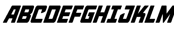 Quicky Nick Italic Font UPPERCASE