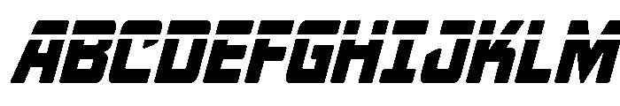 Quicky Nick Laser Font UPPERCASE