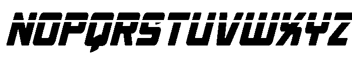 Quicky Nick Laser Font UPPERCASE