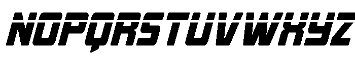 Quicky Nick Laser Font LOWERCASE