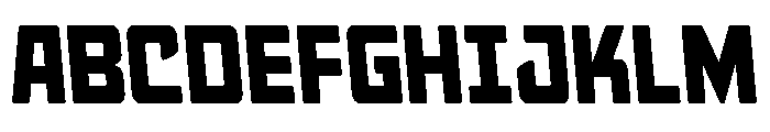 Quicky Nick Semi-Leftalic Font UPPERCASE