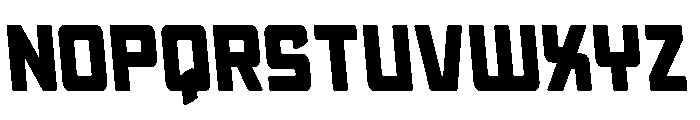 Quicky Nick Semi-Leftalic Font UPPERCASE