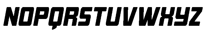Quicky Nick Semi-Straight Font LOWERCASE