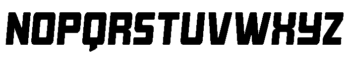 Quicky Nick Slight-Straight Font LOWERCASE