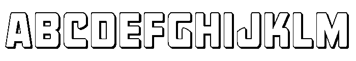 Quicky Nick Straight 3D FONT