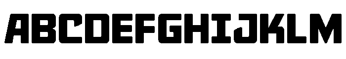 Quicky Nick Straight Expanded Font UPPERCASE