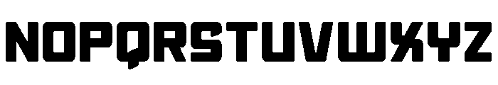 Quicky Nick Straight Expanded Font UPPERCASE