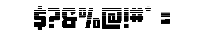 Quicky Nick Straight Halftone Font OTHER CHARS