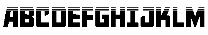 Quicky Nick Straight Halftone Font UPPERCASE