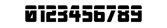 Quicky Nick Straight Laser Font OTHER CHARS
