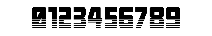 Quicky Nick Straight Twotone Font OTHER CHARS