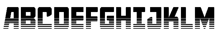 Quicky Nick Straight Twotone Font UPPERCASE