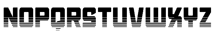 Quicky Nick Straight Twotone Font UPPERCASE