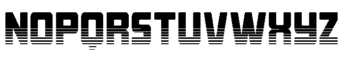 Quicky Nick Straight Twotone Font LOWERCASE