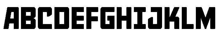 Quicky Nick Straight Font UPPERCASE