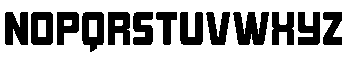 Quicky Nick Straight Font LOWERCASE