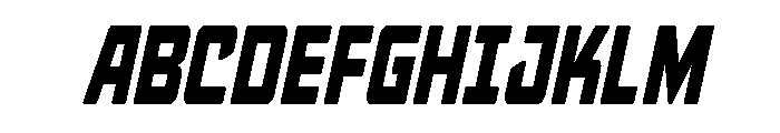 Quicky Nick ondensed Font UPPERCASE