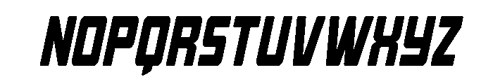 Quicky Nick ondensed Font LOWERCASE