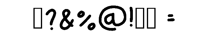 Quiet Girl Regular Font OTHER CHARS
