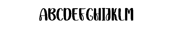 Quiet Night Font UPPERCASE